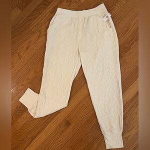 Old Navy Beige Waffle Knit Pants